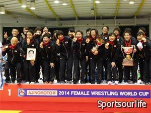 Женская сборная Японии выиграла Кубок мира по борьбе; украинки - восьмые